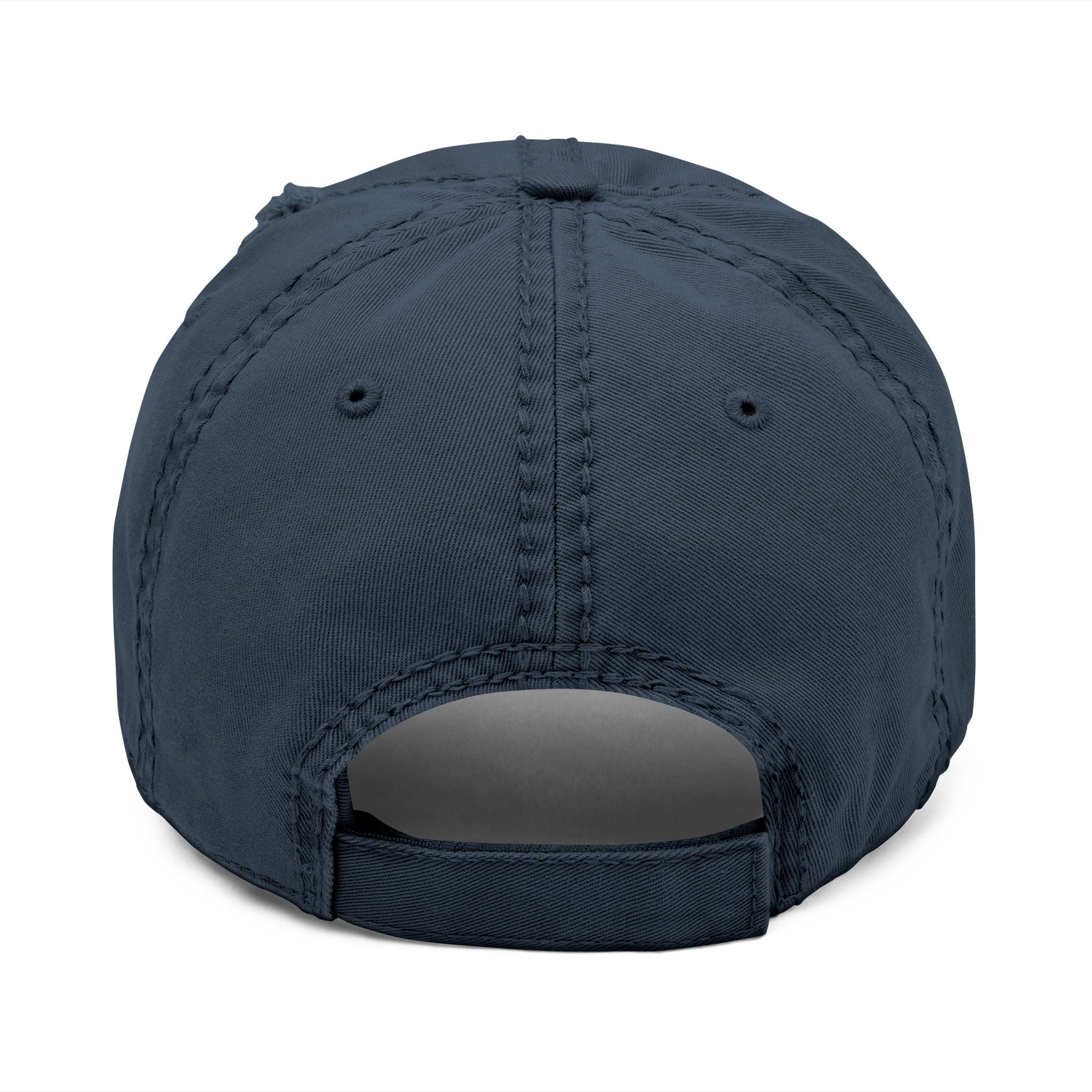 Distressed Embroidered Heart Dad Hat