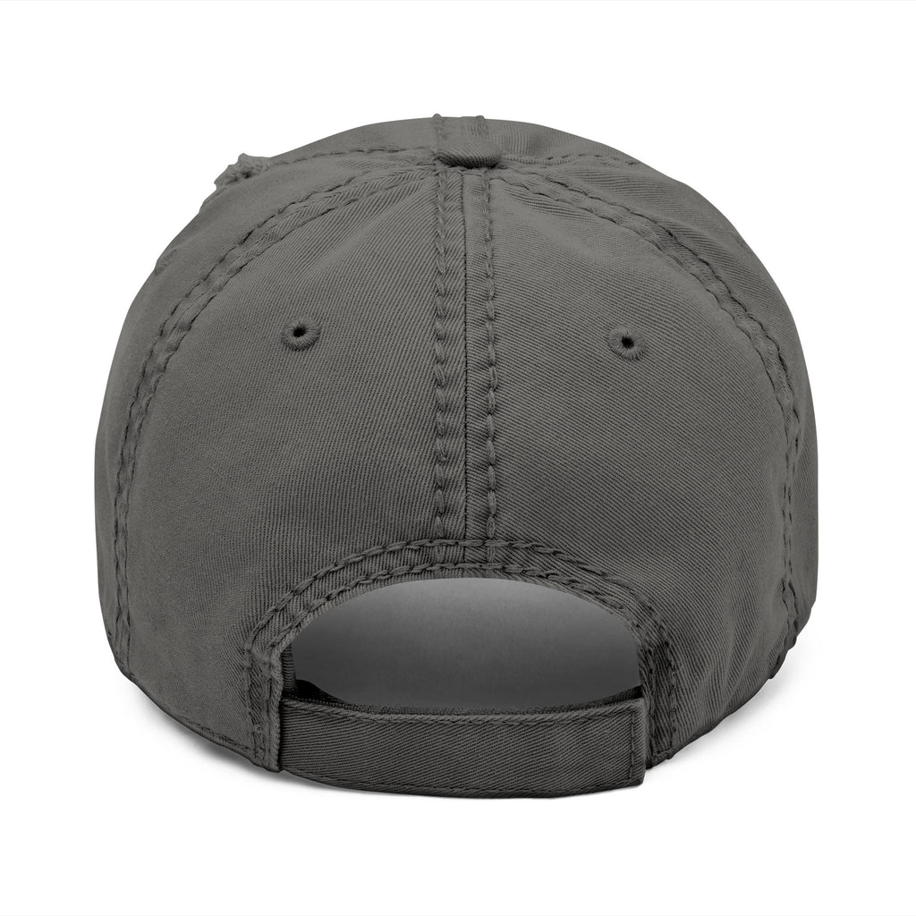 Distressed Embroidered Heart Dad Hat